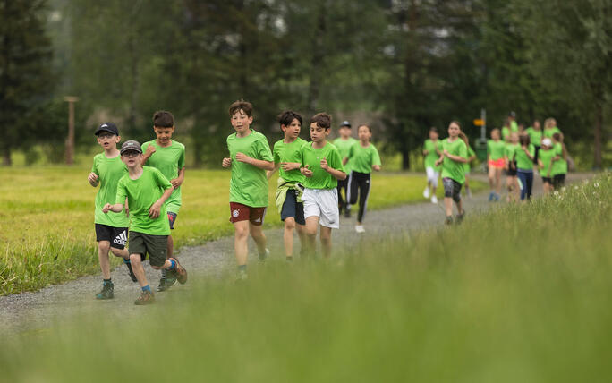 Sponsorenlauf der Primarschule Mauren