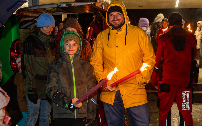 Funken Triesen mit Fackelumzug