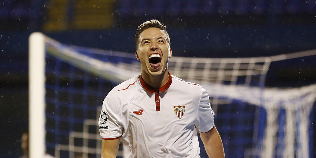 Samir Nasri bei einem seiner letzten Spiel mit dem FC Sevilla