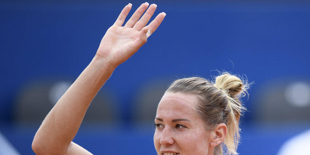 Conny Perrin musste sich in Charleston nach der ersten Runde verabschieden