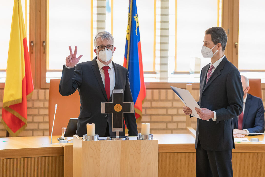 Landtagseröffnung 2021 in Vaduz
