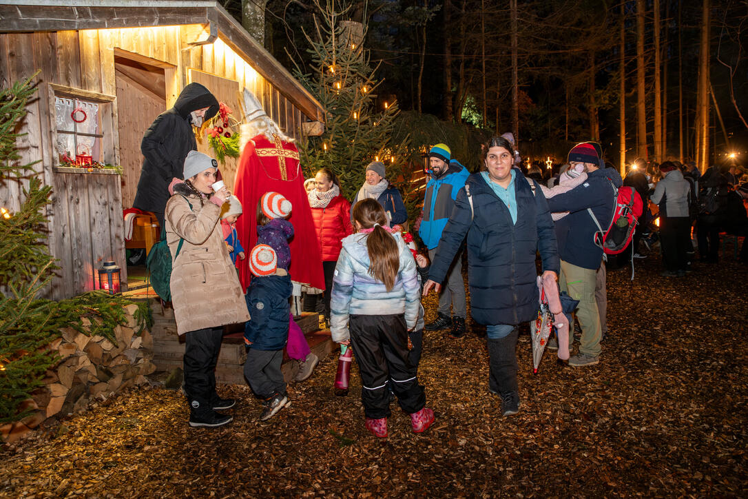 Nikolaus im Walde, Schellenberg (07.12.2024)