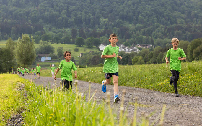 Sponsorenlauf der Primarschule Mauren