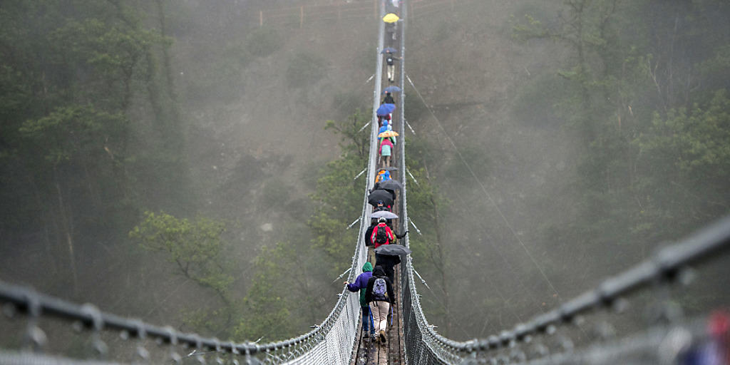 Eine Hängebrücke wie die "Ponte Tibetano" im Tessin sollen die Liechtensteiner zum Jubiläum der Staatsgründung bekommen. (Archivbild)