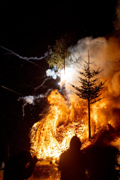Funken Triesen mit Fackelumzug