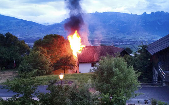 Brand in Planken