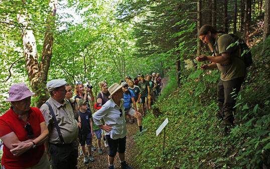Eröffnung Naturlernpfad Triesenbeg,