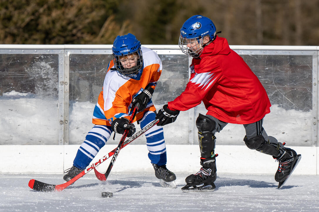 Pond Hockey Turnier in Malbun