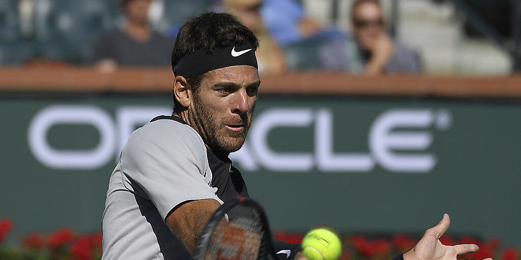 Juan Martin Del Potro hatte im Viertelfinal kein leichtes Spiel