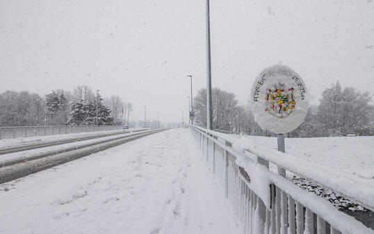 Schnee in Schaan