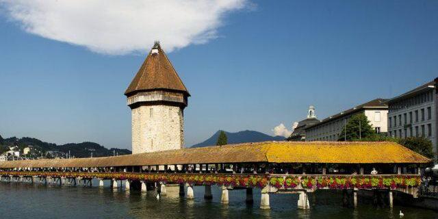 Die Kapellbruecke in Luzern