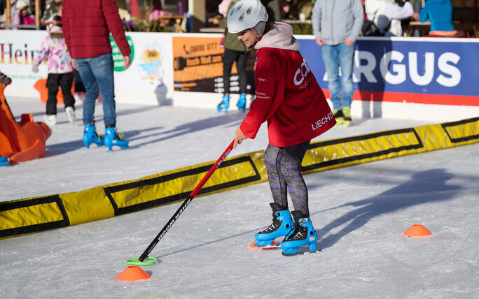 Eishockey-Schnupperkurs in Vaduz