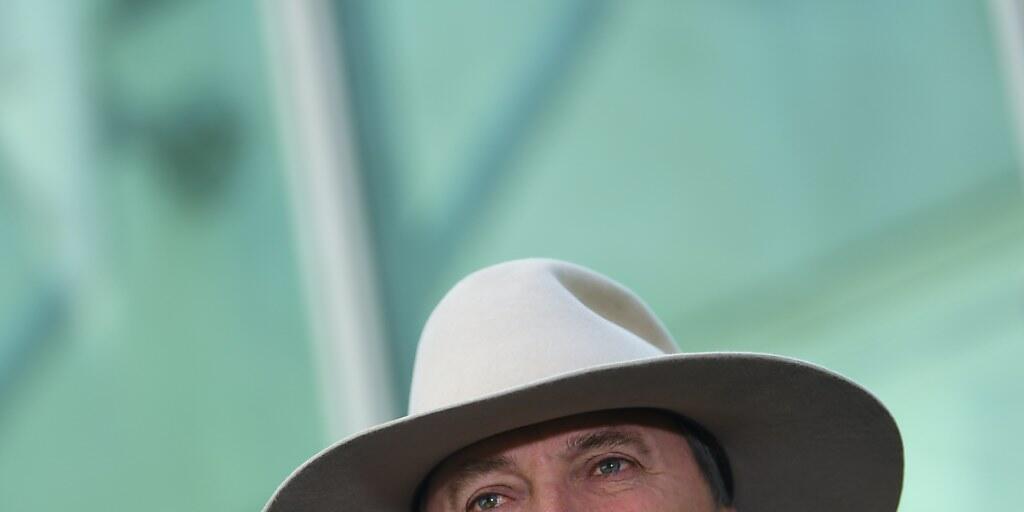 Nimmt nach mehreren Affären den Hut: Australiens Vize-Premierminister Barnaby Joyce. (Archivbild)