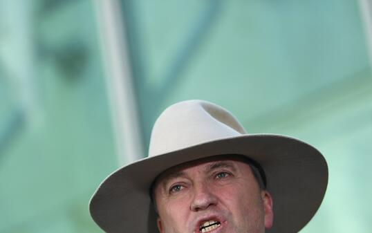 Nimmt nach mehreren Affären den Hut: Australiens Vize-Premierminister Barnaby Joyce. (Archivbild)