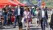 Feierlichkeiten zum Jubiläum bei der alten Rheinbrücke Vaduz–Sevelen
