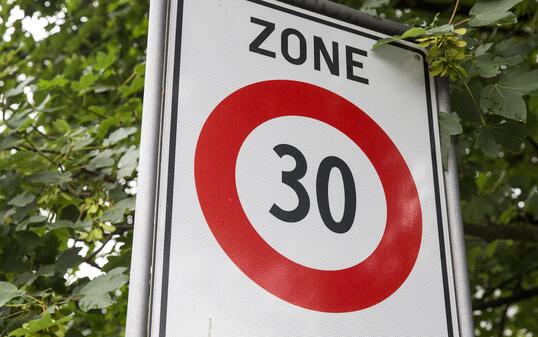 Symbolbild Tempo 30-Zone