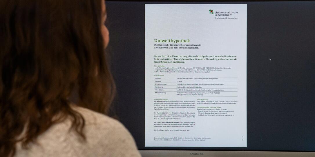 20221124 Symbolfoto LLB Umwelthypothek, Medienhaus 20221124 Symbolfoto LLB Umwelthypothek, Medienhaus