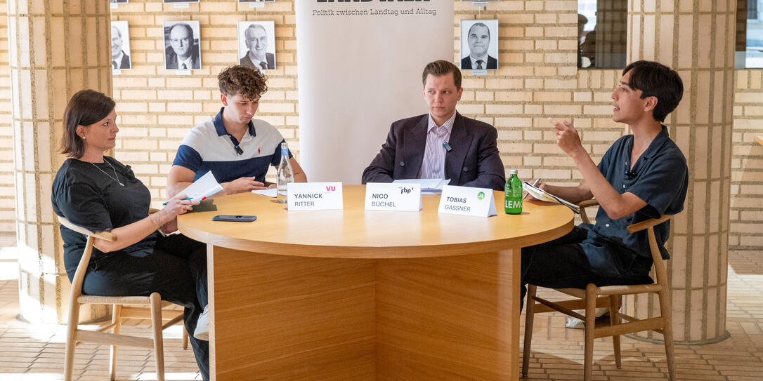 Öffentlicher ,,Landtalk'' - Was di junga bewegt, in Vaduz