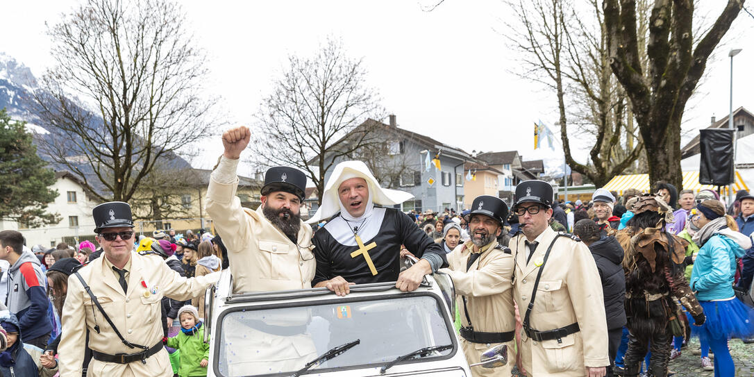 Fasnachtsumzug in Mauren