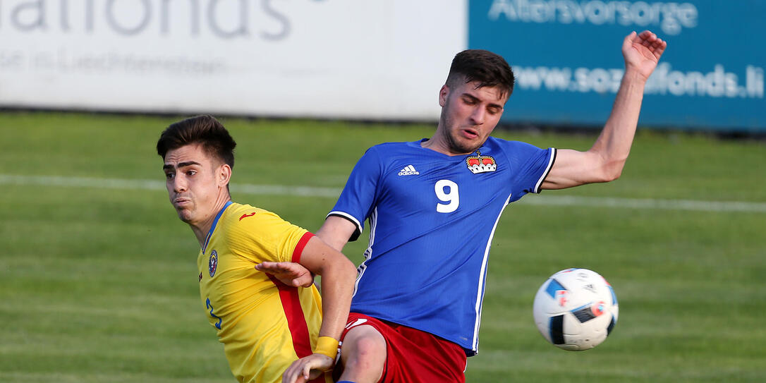 Fussball U21 EM-Qualifikation Liechtenstein Rumaenien