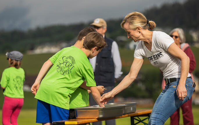 Sponsorenlauf der Primarschule Mauren