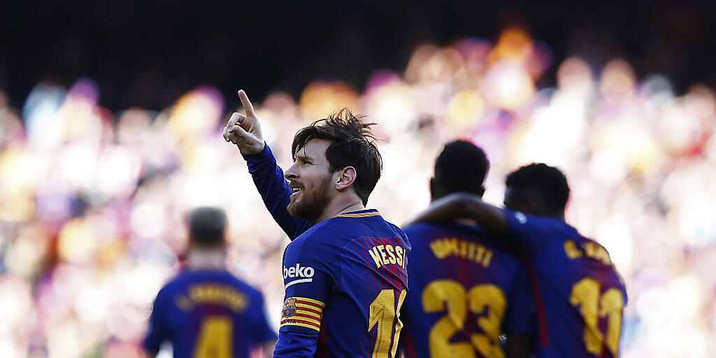 Lionel Messi feiert seinen Treffer zum 2:0
