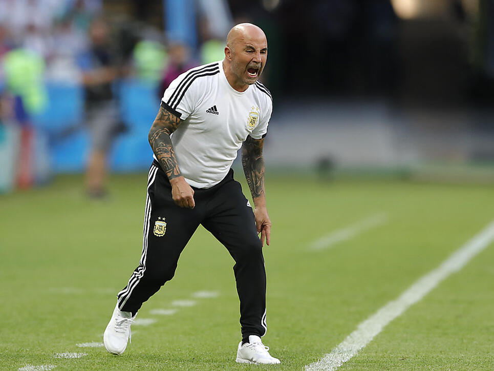 Wie erwartet wird das schwache WM-Abschneiden von Argentinien Nationaltrainer Jorge Sampaoli zum Verh&auml;ngnis