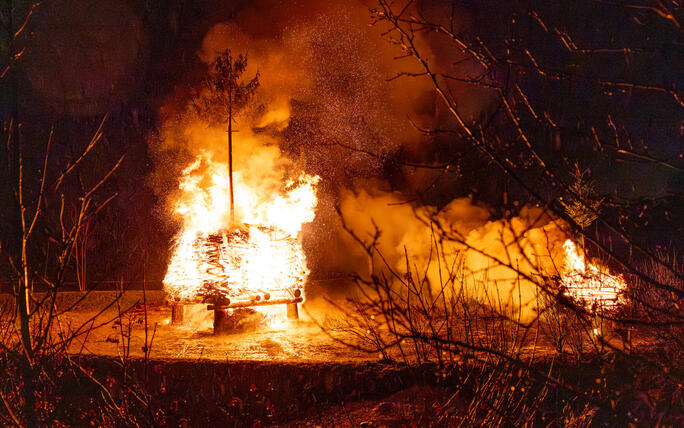 Funken Triesen mit Fackelumzug