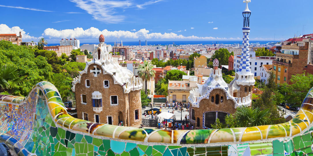 Parc Guell, Barcelona, Spain Parc Guell, Barcelona, Spain