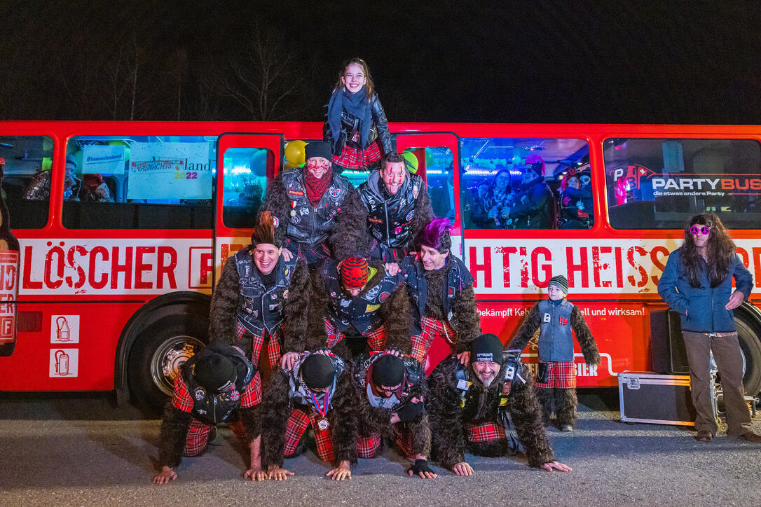 Vaterland-Fasnachtsshuttle auf Tour im Oberland