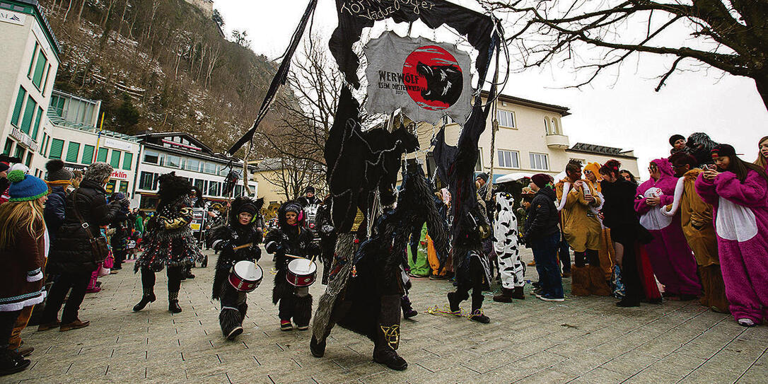 Fasnachtsumzug in Vaduz Fasnachtsumzug in Vaduz