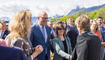 Feierlichkeiten zum Jubiläum bei der alten Rheinbrücke Vaduz–Sevelen