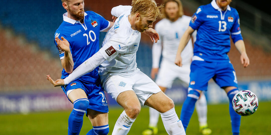 Liechtenstein Fussball FIFA WM-Quali Liechtenstein - Island Liechtenstein Fussball FIFA WM-Quali Liechtenstein - Island
