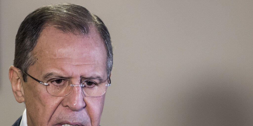 Der russische Aussenminister Sergej Lawrow ist einer der prominenten Politiker, die auf der Sanktionsliste der USA stehen. (Archivbild)