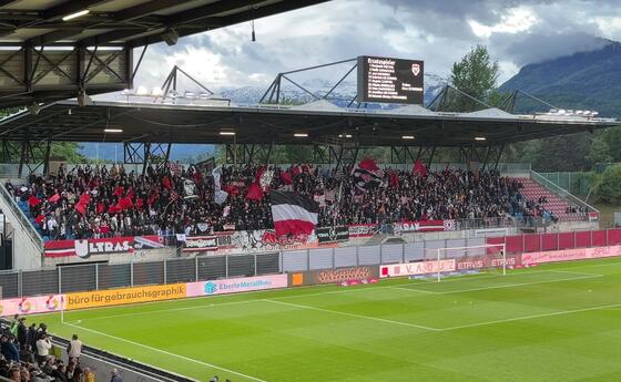 Die Fans des FC Aarau