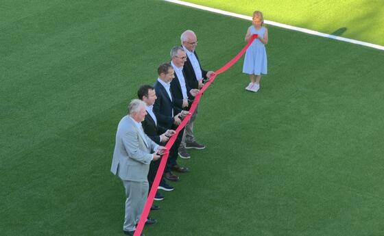 Er&ouml;ffnung der Sportst&auml;tte Rheinwiese Schaan
