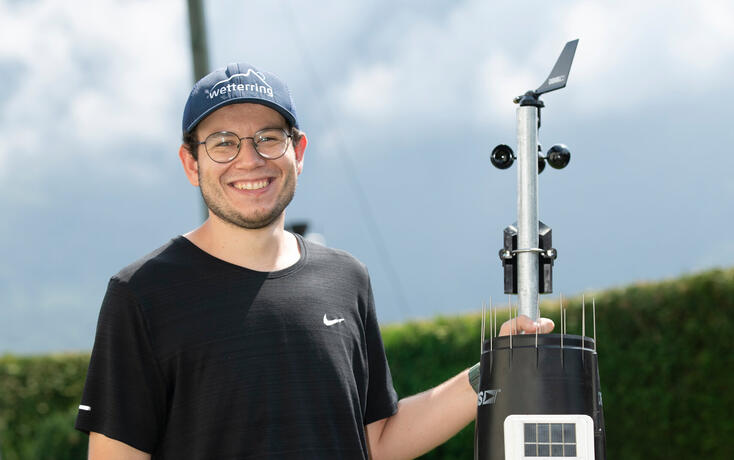 Interview mit Kenny Vogt zum 10-j&auml;hrigen Jubil&auml;um der Wetterstation