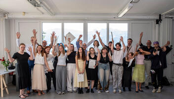 Vorkurs-Abschlusspräsentation und feierliche Übergabe der Abschlusszeugnisse in der Kunstschule Liechtenstein, Nendeln