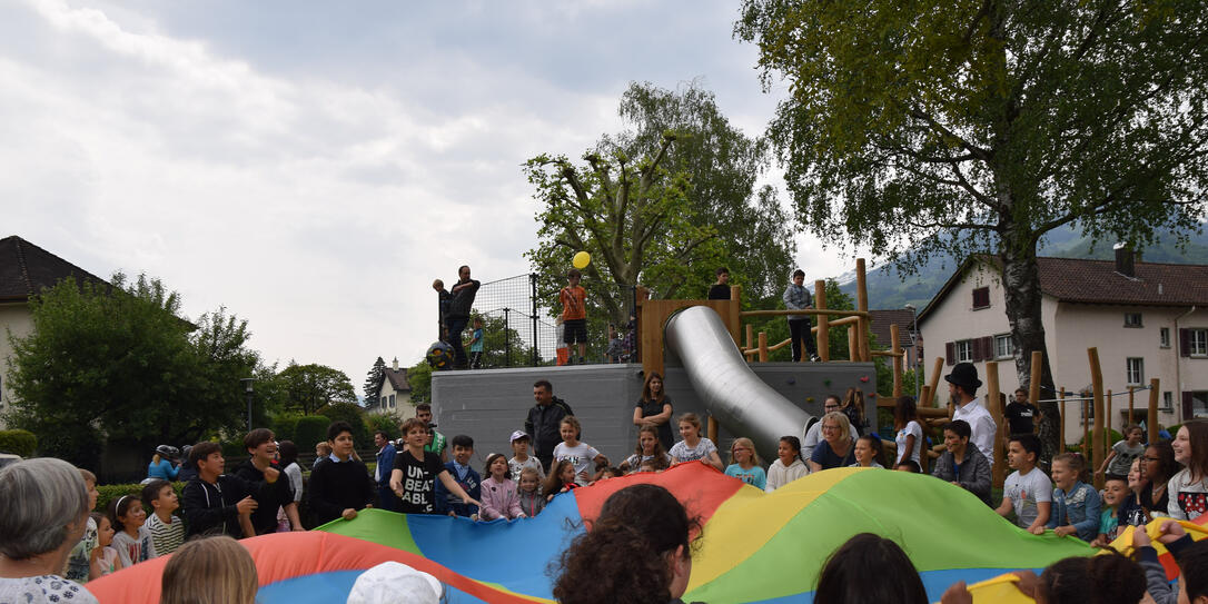 Eröffnung Generationenspielplatz in Buchs