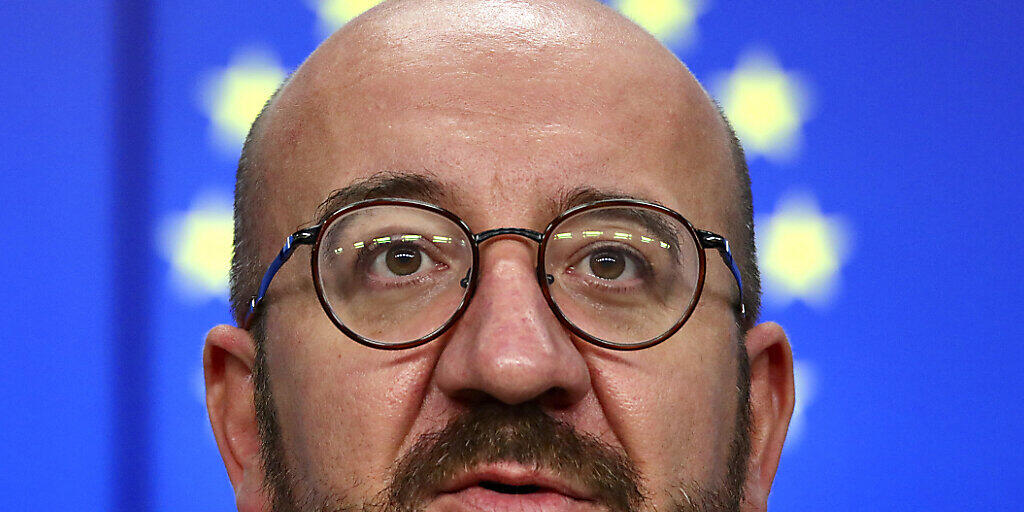 dpatopbilder - Charles Michel, Präsident des Europäischen Rates, spricht. Foto: Olivier Matthys/AP Pool/AP/dpa