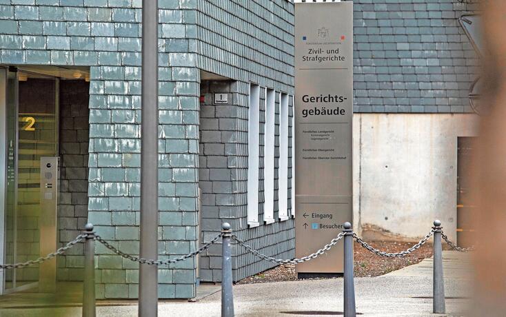 20230105 Symbolfoto - Zivil - und Strafgericht - Vaduz - Gericht - Spaniagasse 1 - Aussenansicht -