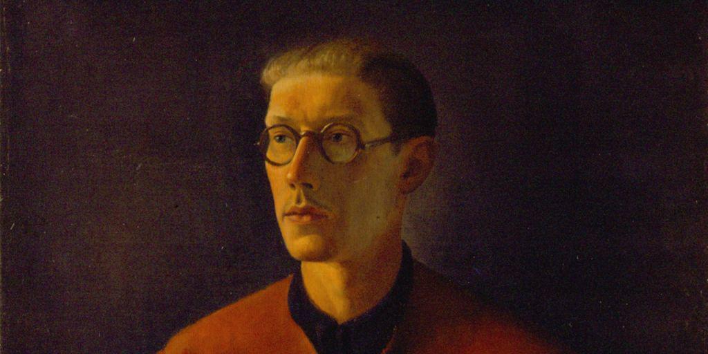 Selbstbildnis von Th&eacute;odore Strawinsky, 1934, &Ouml;l auf Leinwand, Fondation Th&eacute;odore Strawinsky, Genf