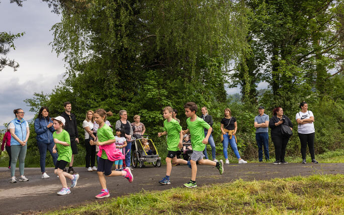 Sponsorenlauf der Primarschule Mauren