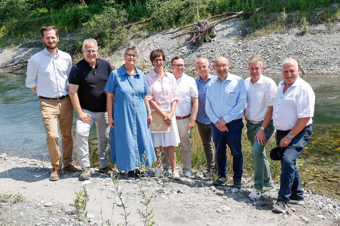 Eröffnungsfeier der Revitalisierung des Werdenberger Binnenkanals in Sevelen, St. Gallen, Schweiz.