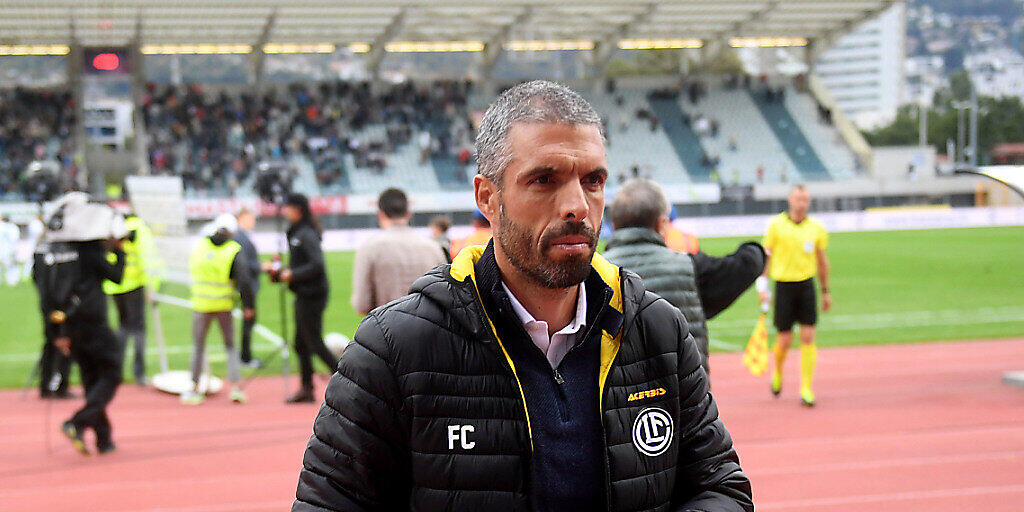 Luganos Trainer Fabio Celestini steht in Lugano unter Druck