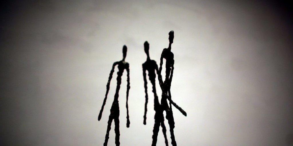 Alberto Giacomettis "Drei schreitende Männer" ist Teil einer grossen Schau im deutschen Münster.