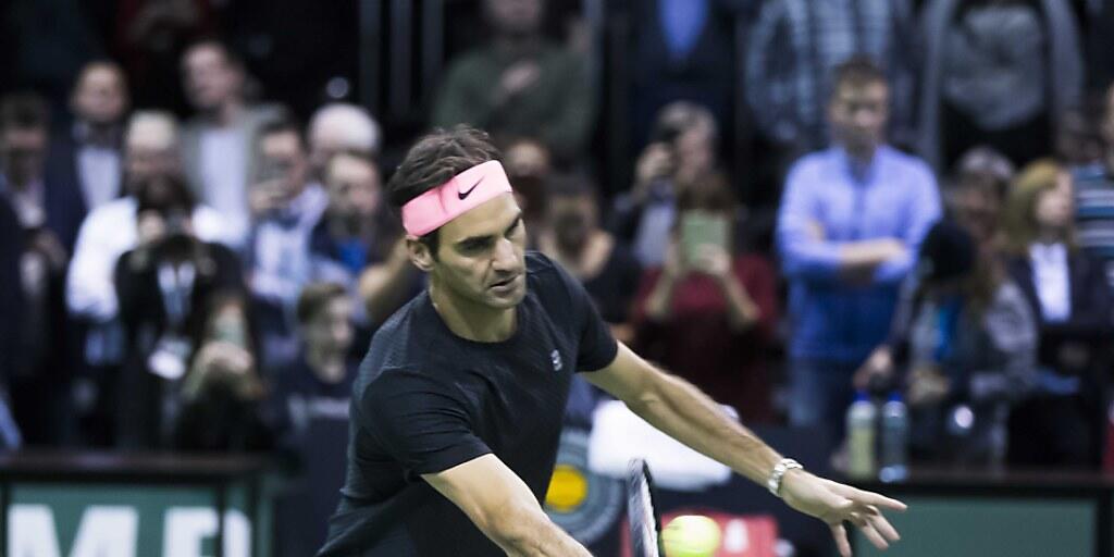 Roger Federer ist in Rotterdam furios gestartet