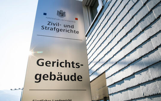 Gerichtsgebäude in Vaduz