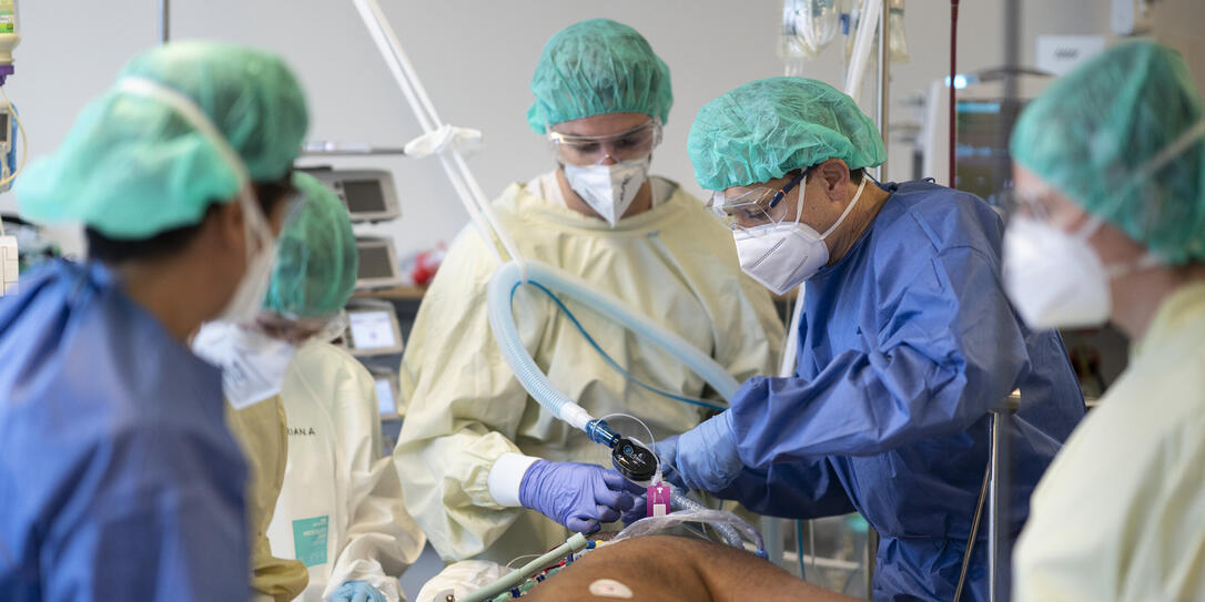 CORONAVIRUS, VIRUS, COVID-19, COVID 19, STADTSPITAL TRIEMLI, TRIEMLI SPITAL, INTENSIVSTATION,