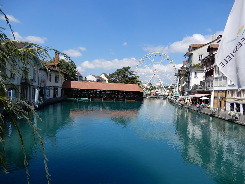 Gemütlichkeit an der Aare in Thun